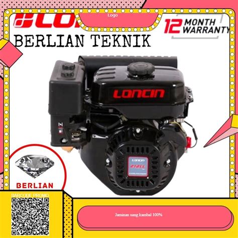 Jual Mesin Penggerak Bensin Engine Gasoline Loncin LC170F 7 HP