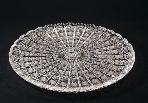 Large Bohemia Crystal Plate E Shop Crystal