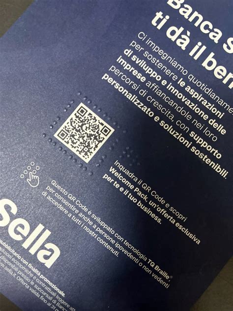 Banca Sella Prima In Italia Ed Europa Ad Utilizzare QR Code Per Non