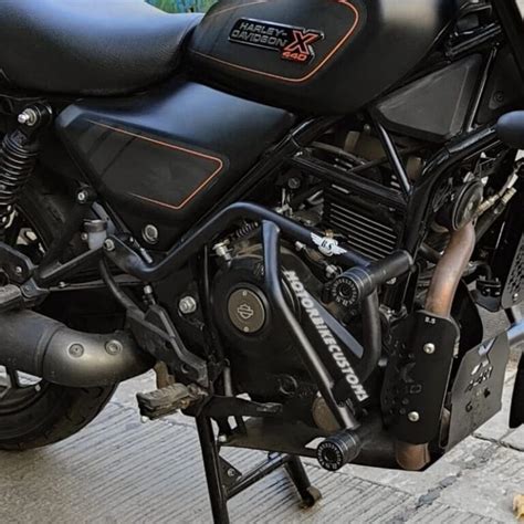 Dual Slider Leg Crash Guard For Harley Davidson X440 MotorbikeCustoms