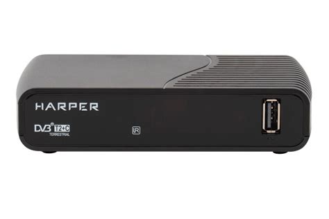 ТВ-ресивер Harper HDT2-1130, черный купить по выгодной цене в интернет ...