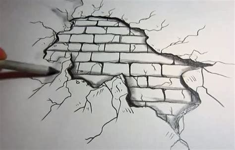 Brick Wall Sketch At Explore Collection Of Brick Wall Sketch