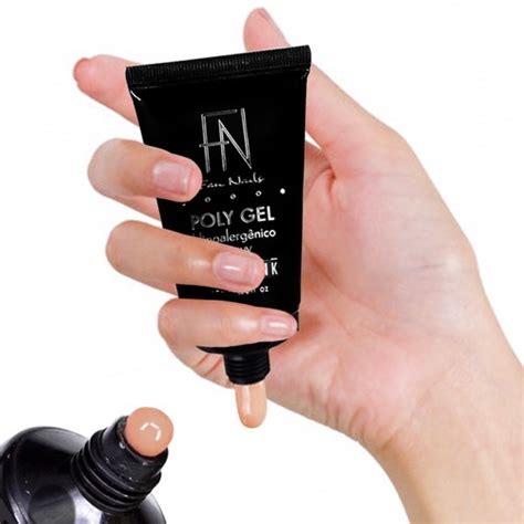 POLYGEL FAN NAILS NUDE PINK G Usina Das Unhas