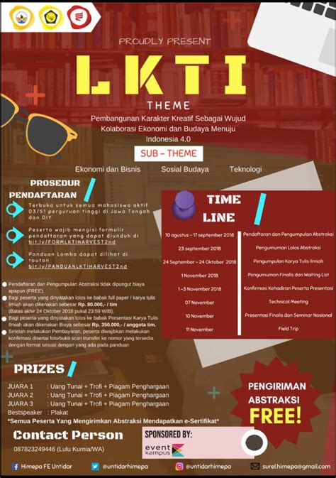 Lomba Karya Tulis Ilmiah Tingkat Universitas Se Jateng Diy Event