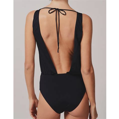 Maillot de bain une pièce noir Albertine Maillot Lemon Curve