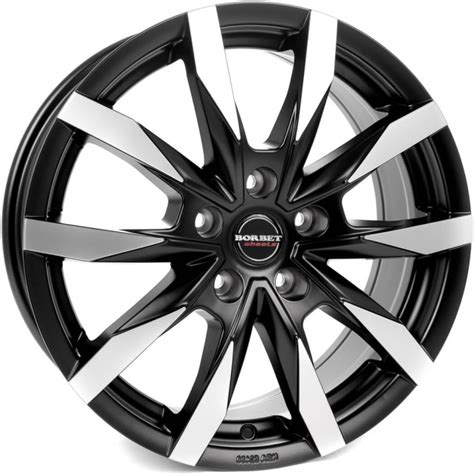 Borbet CW5 Dull Black Polished 16 5x118 00 ET68 CB71 10 J6 00