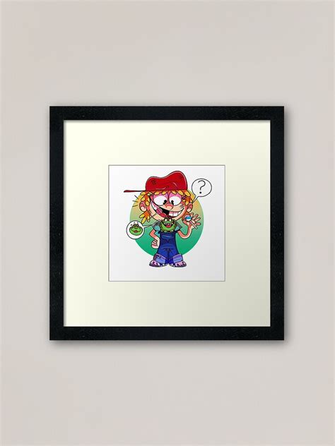 The Loud House Lana Loud And Hopps Frog Framed Art Print For Sale By