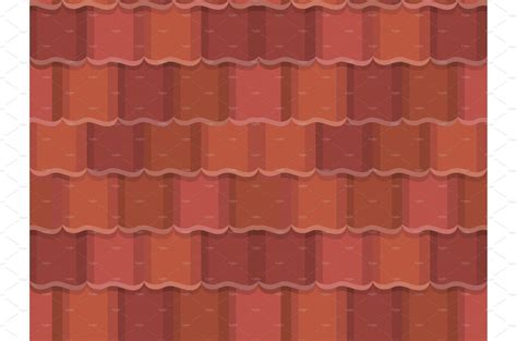 Seamless Tile Roof Textured Masterbundles