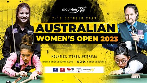 Australian Women’s Open 2023 | Enter Now! - World Women's Snooker