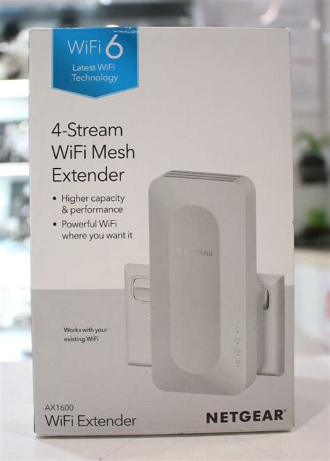 Netgear Eax Ax Dual Band Wifi Mesh Extender Eax Aus