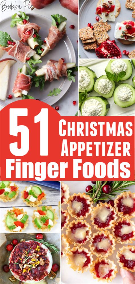 51 Easy Christmas Appetizers Finger Foods - BubbaPie