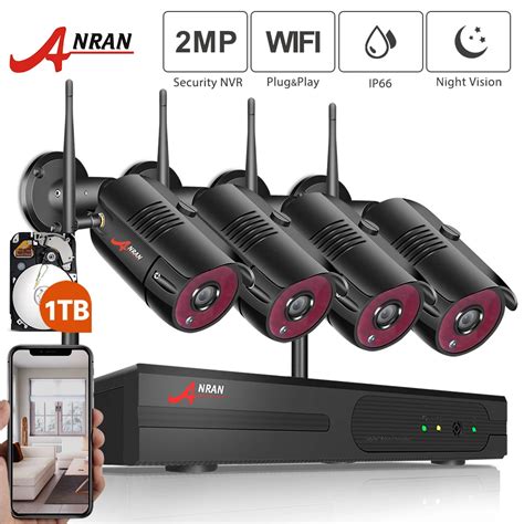 Anran P Wireless Cctv Camera System Ch Nvr Home Wifi Security