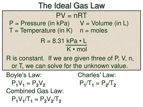 PPT The Ideal Gas Law PowerPoint Presentation ID 5758540