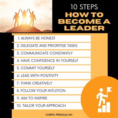 10 Steps How To Be A Leader