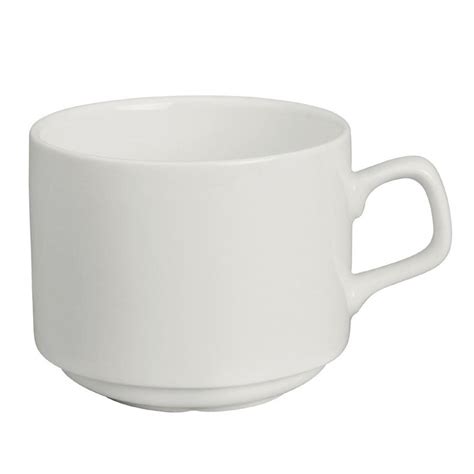 Taza Apilable Porcelana Fina Lumina Para Plato CD646 200ml Caja 6 6 Ud