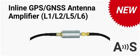 New Product Inline GPS GNSS Antenna Amplifier L1 L2 L5 L6 ArduSimple