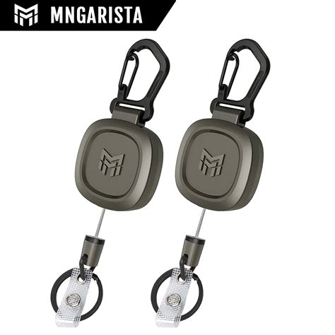 Buy Retractable Keychain 8OZ Textured 2-Pack• Fast Delivery • MNGARISTA