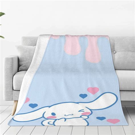 Cinnamoroll Throw Blanket Soft Plush Travel Blanket For Bedroom Living