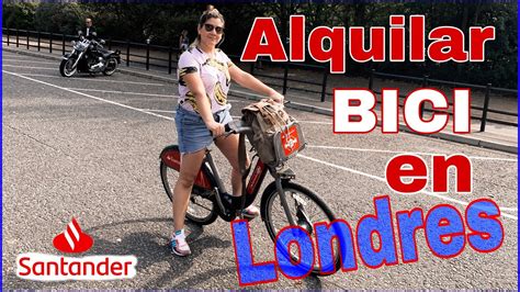 Bici en LONDRES SANTANDERCYCLES Cómo alquilarlas Argie In London