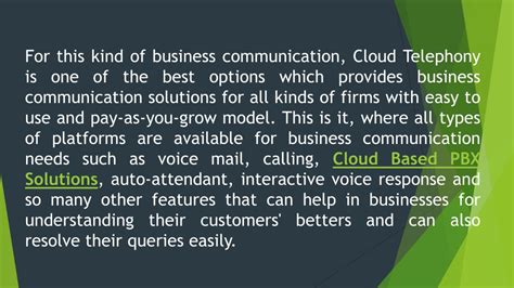 PPT What Is Cloud Telephony And What Are Its Advantages PowerPoint