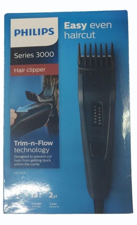 Philips Series 3000 Hair Clipper, Battery Run Time: 60 min, 2 Length ...