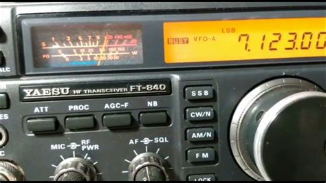 Py2py Apresentando A Pu7bcg O Rádio Hf Yaesu Ft 840 Vendido Em 2020 Youtube