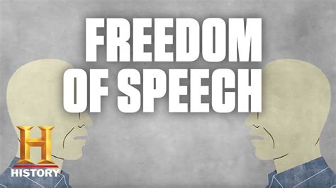 What Does Freedom Of Speech Mean In The Us History Youtube