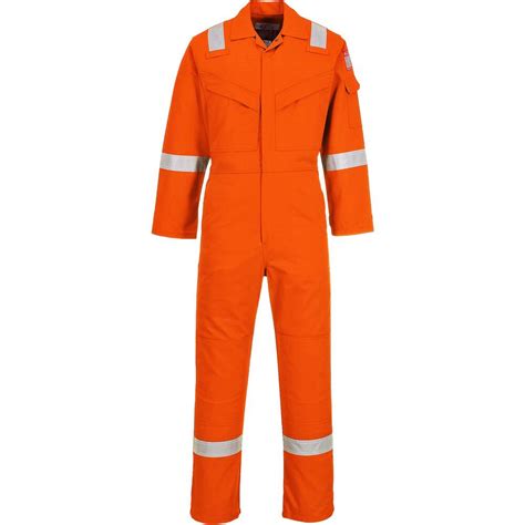 Portwest Flame Resistant Anti Static Coverall G Orange The Ppe