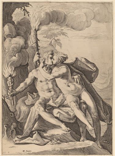 Eros And Anteros Jacob Matham After Hendrik Goltzius Google Arts