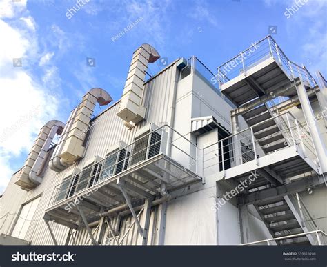 Industrial Factory Building Exhaust Duct Stock Photo Edit Now