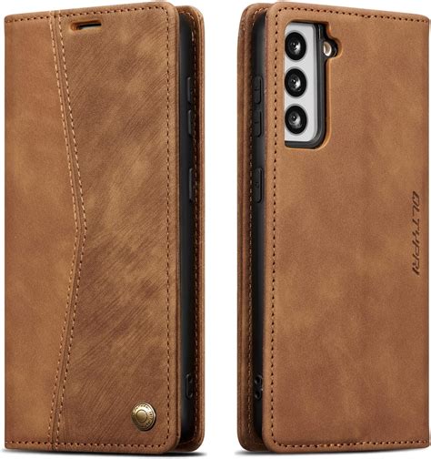 Qltypri Wallet Case For Samsung Galaxy S Vintage Pu Leather Folio