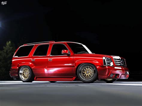 Artist Imagines Slammed Cadillac Escalade On M1 Wheels