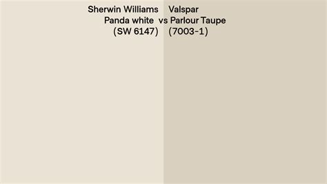 Sherwin Williams Panda White Sw 6147 Vs Valspar Parlour Taupe 7003 1