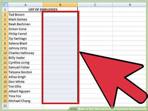 How To Sort Microsoft Excel Columns Alphabetically 11 Steps