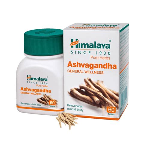 HIMALAYA ASHVAGANDHA ASHWAGANDHA 60 TAB HERBAL ANTI RADANG KANKER CEMAS