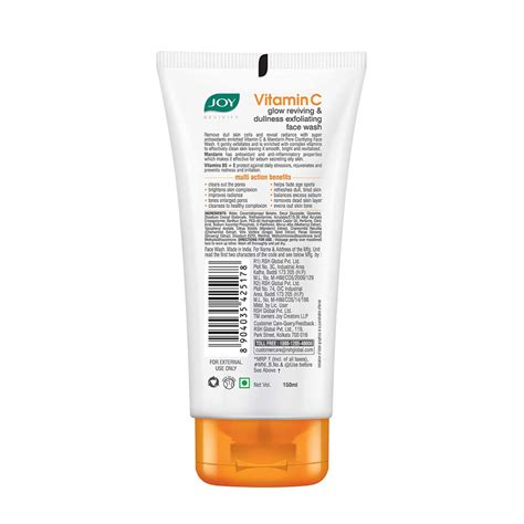 Buy Joy Revivify Vitamin C Face Wash With Mandarin Vitamin B5 And E Online