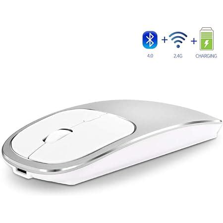 Inphic Souris Sans Fil Rechargeable Mini Souris Optique Sans Silence