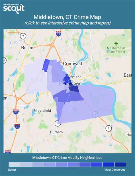 Middletown Connecticut Map