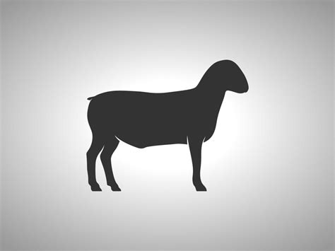 sheep vector silhouette 21623278 Vector Art at Vecteezy