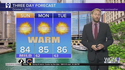 Sunday Forecast Clear Skies And Mild Wgn Tv