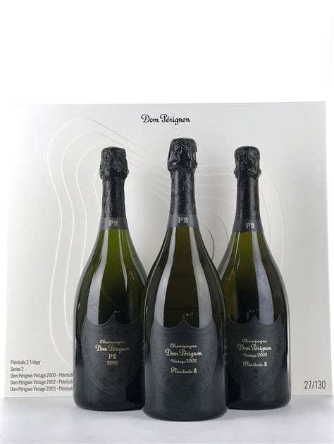 2000 2003 Dom Perignon P2 Trilogy Assortment Case In Ocb Case Of 3