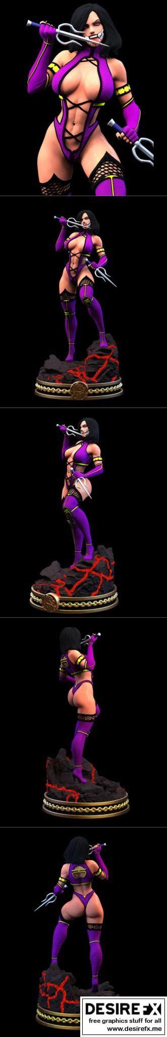 Desire FX 3d Models Mileena Mortal Kombat 3D Print Model STL