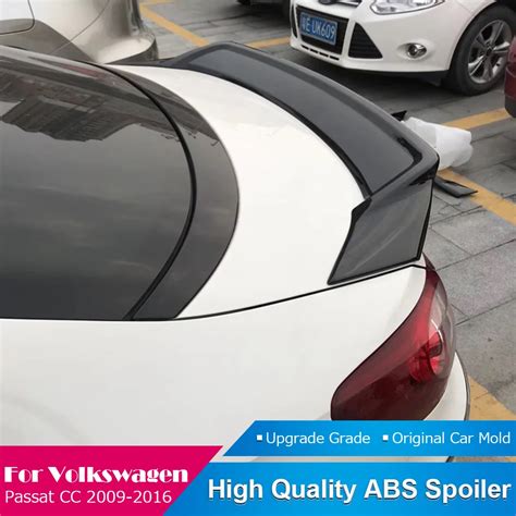 For Volkswagen Passat Cc 2009 2016 R Style Black Spoiler High Quality