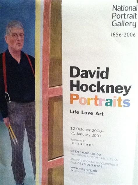 David Hockney Portraits (National Portrait Gallery) Poster (2007) - Buy