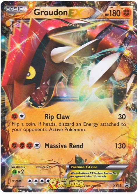 Groudon EX XY Promos 42 Pokemon Card