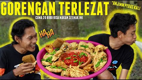 Pasti Ngiler Mukbang Gorengan Favorit Orang Indonesia Sambal Cabe