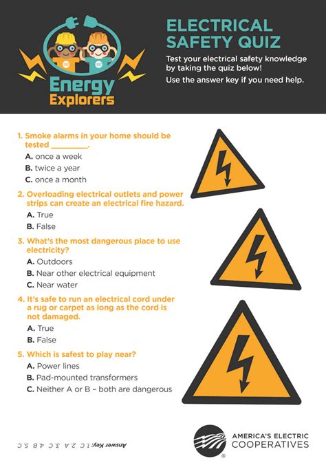 Printable Workplace Safety Quiz With Answers