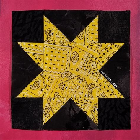 Sawtooth Star Quilt Block Pattern Tutorial