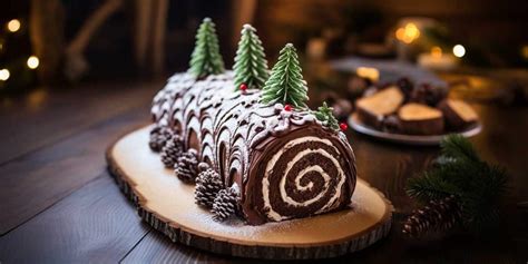 B Che De No L Decadent Chocolate Yule Log Cake Recipe