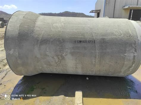 Concrete Mm Np Rcc Hume Pipe For Construction Size Meter